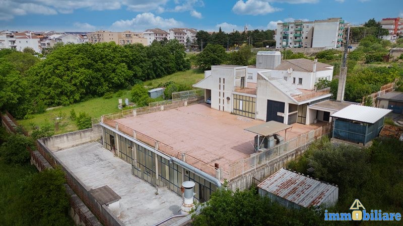 Villa con opificio e garage